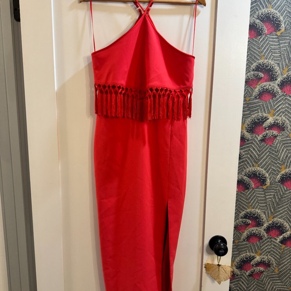 Likely Red Tassel Dress - Size 4